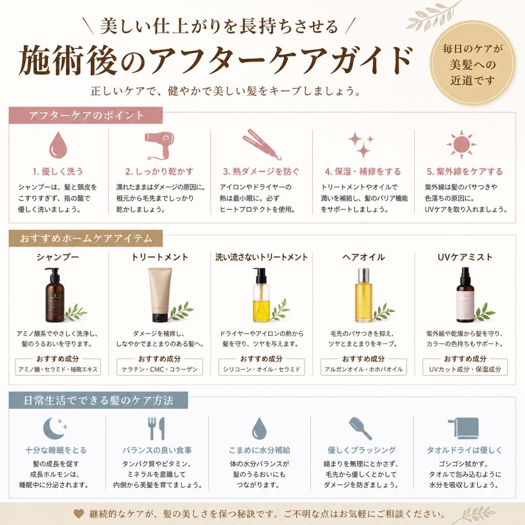 アフターケアの重要性