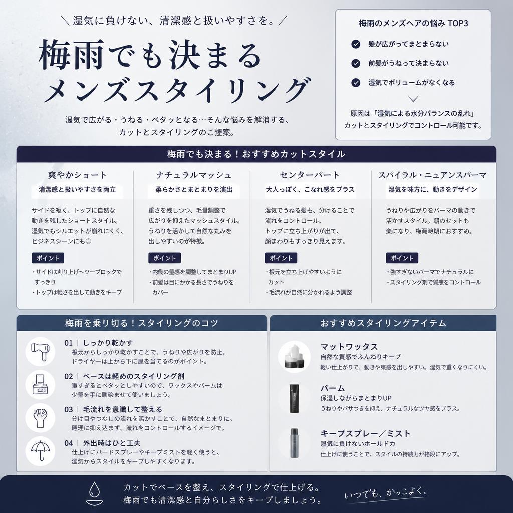 メンズスタイルもバッチリ！