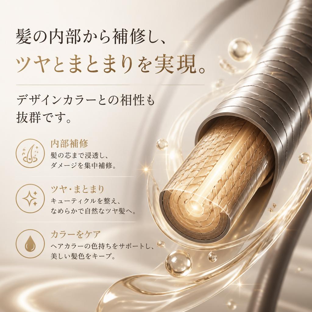髪質改善トリートメントで健康的な美髪