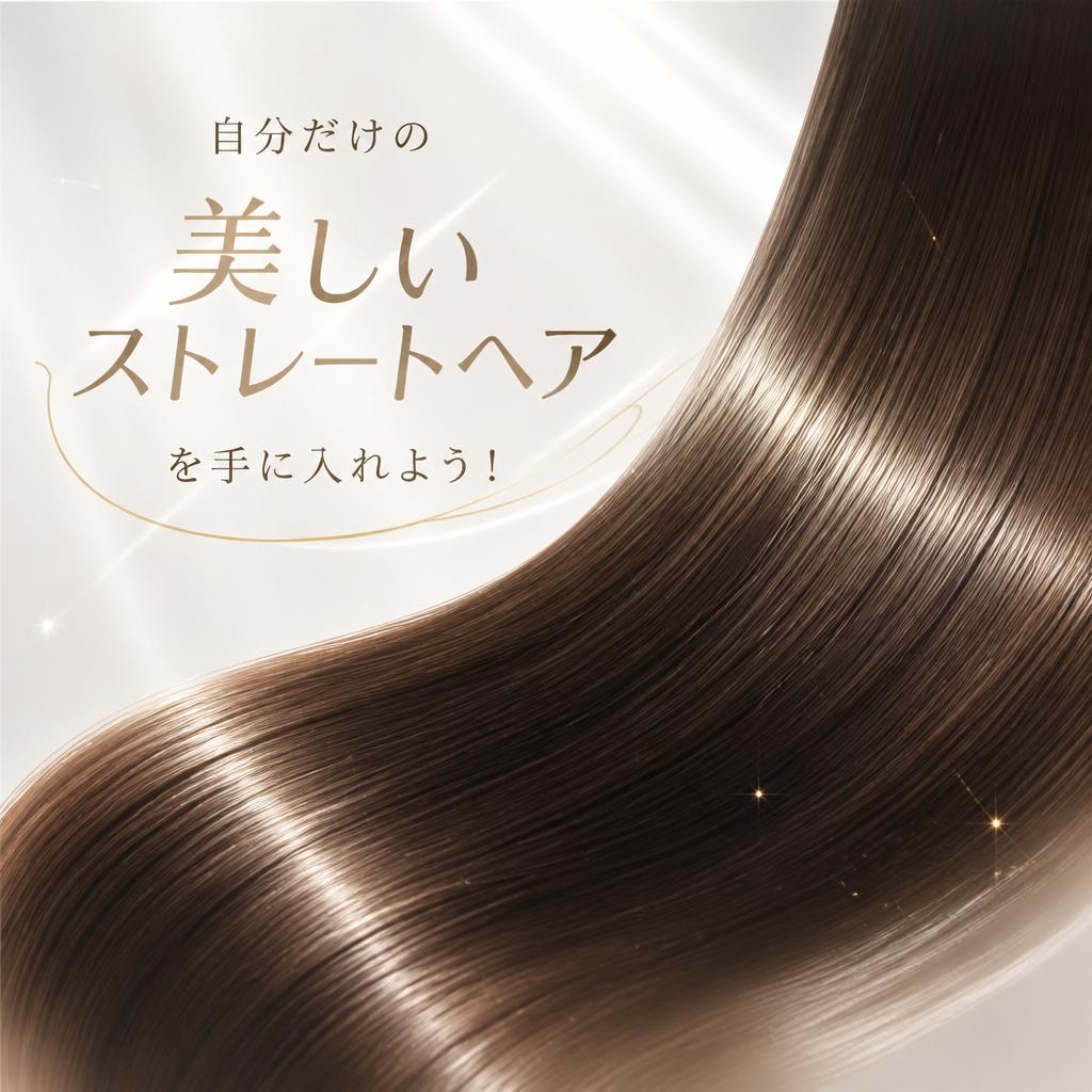 自分だけの美しいストレートヘアを手に入れよう！