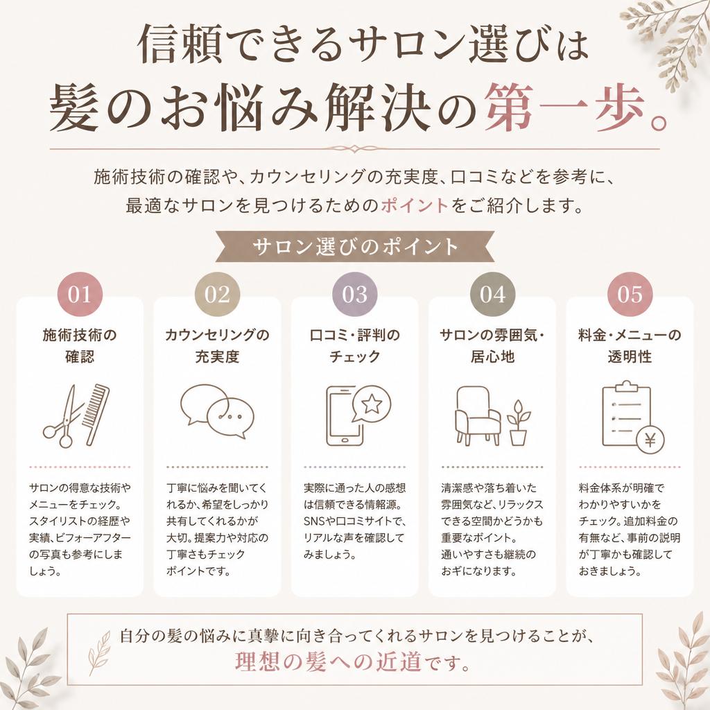 サロン選びのポイント