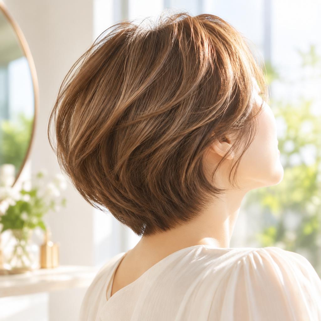 白髪を隠すだけで終わらせない。明るめカラーで、あなたらしさをもっと鮮やかに。